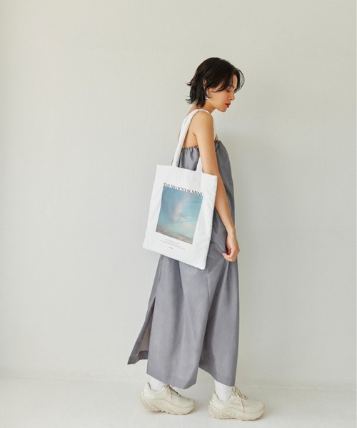 emmi(エミ)の「【emmi atelier】ナイロンキャミワンピース(ワンピース・レディース・ブラック/グレー/ピンク・0/1)」の19枚目の写真