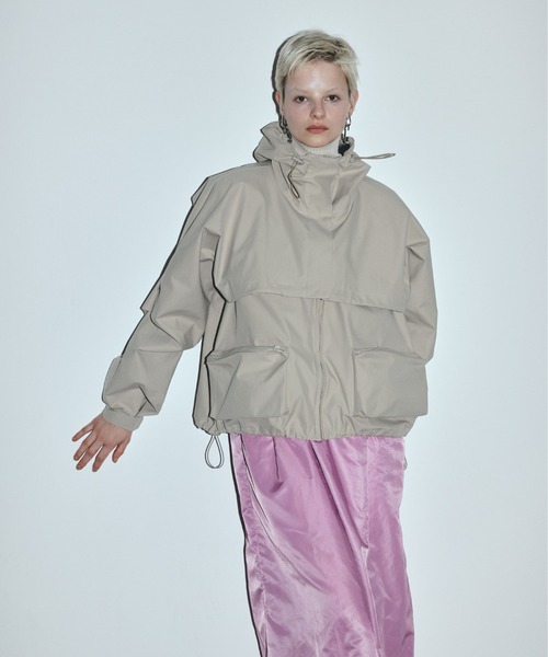 emmi(エミ)の「【emmi atelier】ナイロンキャミワンピース(ワンピース・レディース・ブラック/グレー/ピンク・0/1)」の4枚目の写真