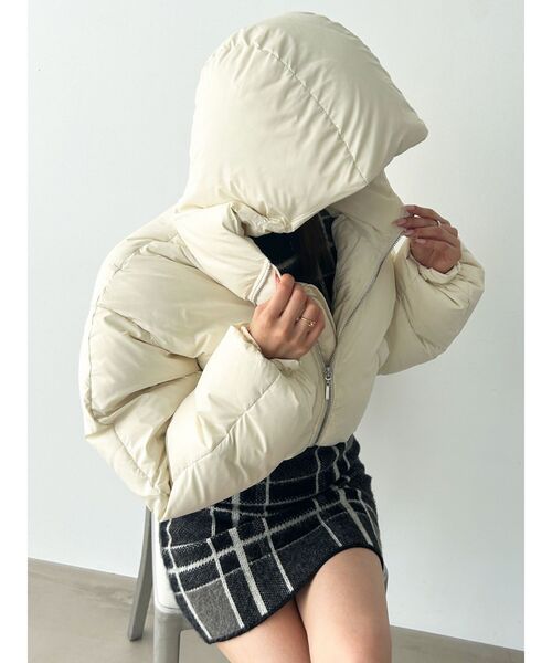 EMODA（エモダ）の「ジャガードチェックスカート（スカート・レディース・ブラック/ベージュ/ネイビー・FREE）」の17枚目の写真