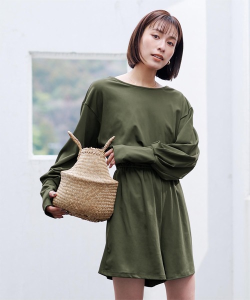 URBANRESEARCH　ラッシュガード　スイムオールインワン　未使用タグ付き セール】バックオープンオールインワン／ラッシュガード