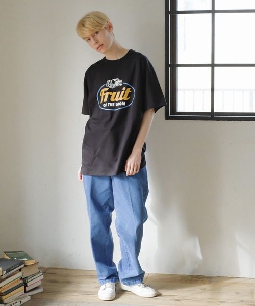 FRUIT OF THE LOOM(フルーツオブザルーム)の「プリントTシャツ30(Tシャツ/カットソー・メンズ・ホワイト/ブラック/グレー・M/L/XL)」の6枚目の写真