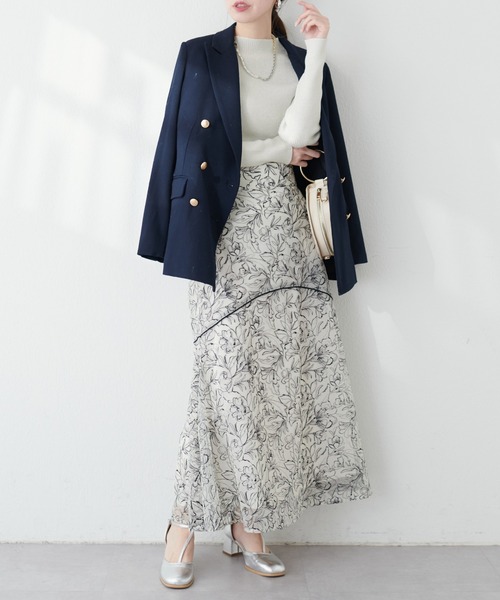 natural couture（ナチュラルクチュール）の「プチハイラメリブニット（ニット/セーター・レディース・アイボリー/ブラック/ピンク/グリーン/ベージュ・FREE）」の9枚目の写真