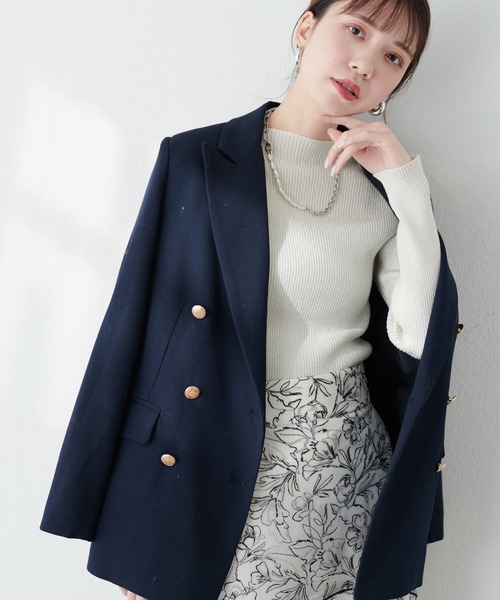 natural couture（ナチュラルクチュール）の「プチハイラメリブニット（ニット/セーター・レディース・アイボリー/ブラック/ピンク/グリーン/ベージュ・FREE）」の8枚目の写真