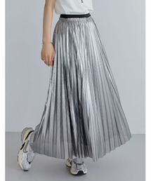 [2024SS COLLECTION][低身長サイズ有]グリッタープリーツスカート