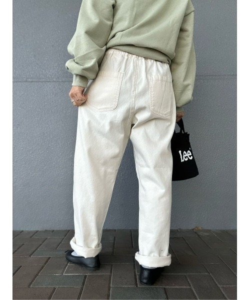 BACK NUMBER(バックナンバー)の「【BACK NUMBER】ペインターイージーパンツ(カーゴパンツ・レディース・キナリ・S/M/L)」の22枚目の写真