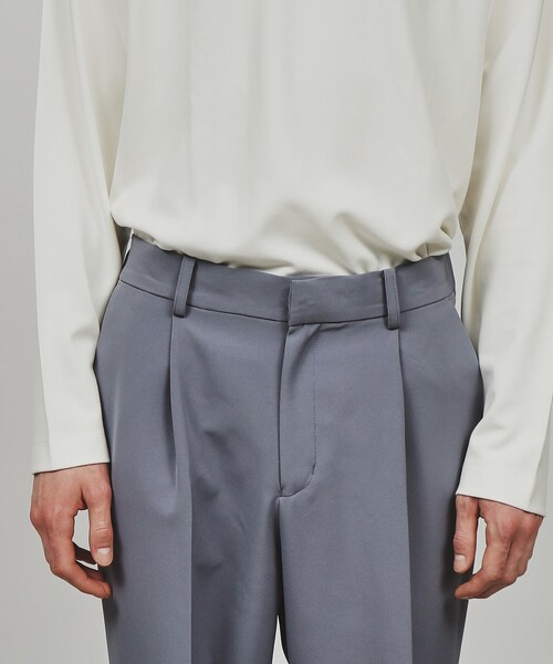 tk.TAKEO KIKUCHI（ティーケータケオキクチ）の「◆Stadt cloth ワイドストレートスラックス（セットアップ対応）（その他パンツ・メンズ・ダークグレー/ブラック/ダークブラウン・02/01/03）」の7枚目の写真
