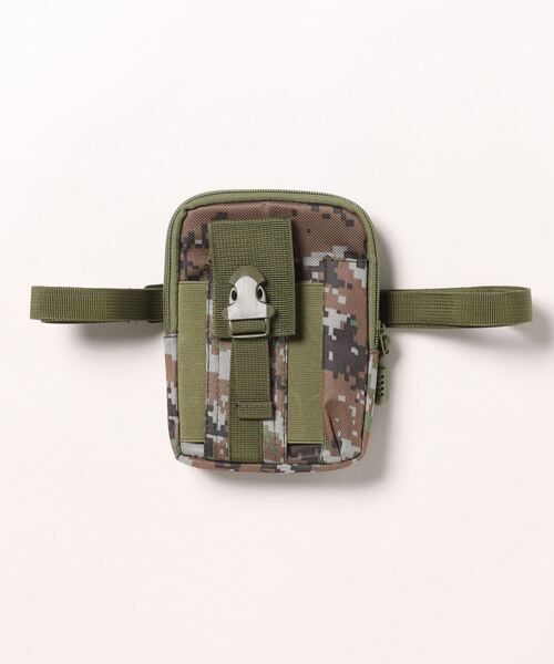 STYLEBLOCK(スタイルブロック)の「ミニウエストポーチ(ボディバッグ/ウエストポーチ・メンズ・カモフラージュ/ブラック/カーキ/グリーン・FREE)」の4枚目の写真