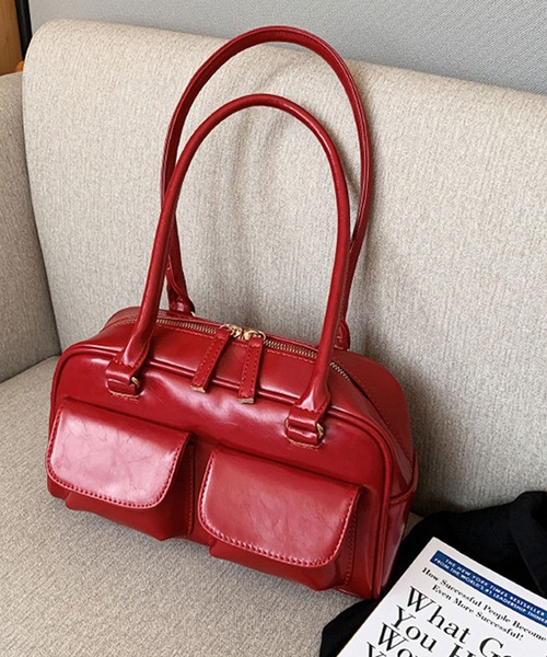 HALEY PESCA（ヘーリーペスカ）の「HALEY PESCA/【軽量】2ポケットハンドバッグ（ハンドバッグ・レディース・ブラック/ホワイト/ブラウン/レッド・FREE）」の17枚目の写真