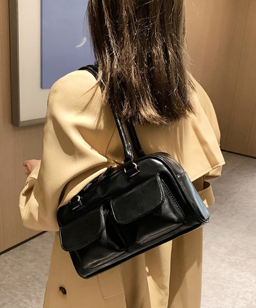 HALEY PESCA（ヘーリーペスカ）の「HALEY PESCA/【軽量】2ポケットハンドバッグ（ハンドバッグ・レディース・ブラック/ホワイト/ブラウン/レッド・FREE）」の10枚目の写真