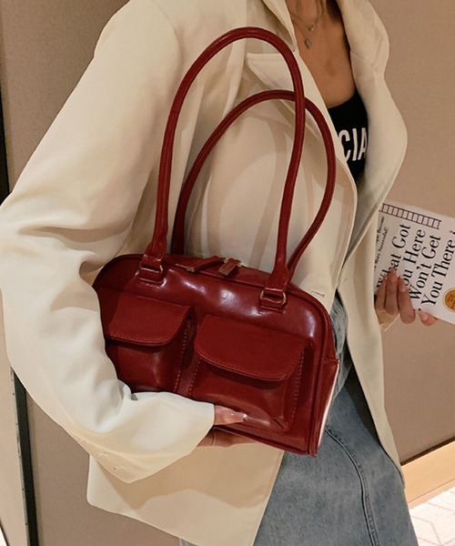 HALEY PESCA（ヘーリーペスカ）の「HALEY PESCA/【軽量】2ポケットハンドバッグ（ハンドバッグ・レディース・ブラック/ホワイト/ブラウン/レッド・FREE）」の16枚目の写真