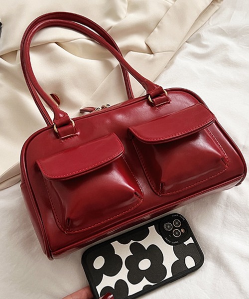 HALEY PESCA（ヘーリーペスカ）の「HALEY PESCA/【軽量】2ポケットハンドバッグ（ハンドバッグ・レディース・ブラック/ホワイト/ブラウン/レッド・FREE）」の15枚目の写真