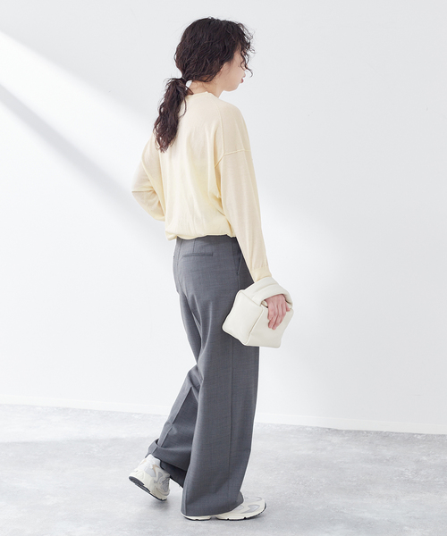 journal standard L'essage（ジャーナルスタンダードレサージュ）の「DANDELION プルオーバー（ニット/セーター・レディース・アイボリー/ブラック/イエロー・FREE）」の17枚目の写真