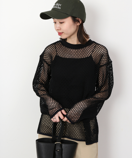 SLOBE IENA☆メッシュアノラック☆ブラック☆美品 SLOBE IENA（スローブ イエナ） メッシュアノラック （ブラック）