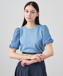 (新品)アナイ　プルオーバー半袖 セール】 プレーティング天竺半袖 プルオーバー （カットソー