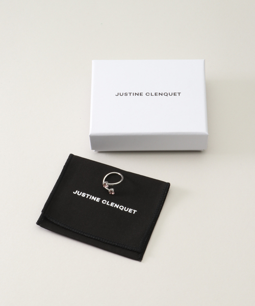 JUSTINE CLENQUET(ジュスティーヌクランケ)の「【JUSTINE CLENQUET/ジャスティーヌ クランケ】JUNO PINK MID-RING:リング(リング・レディース・ピンク・FREE)」の3枚目の写真