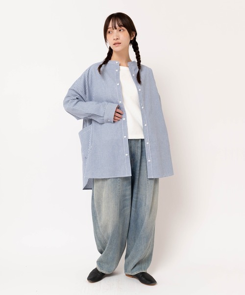 URCH RNA(アーチ アールエヌエー)の「R4195 コックさんの5ポケットパンツ(デニムパンツ・レディース・ライトインディゴブルー・MEDIUM/LARGE)」の21枚目の写真