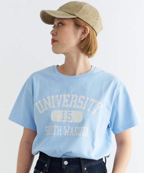 surt(サート)の「BARNYARDSTORM / 【SURT】ナンバー T(Tシャツ/カットソー・レディース・ブルー/ホワイト・FREE)」の8枚目の写真