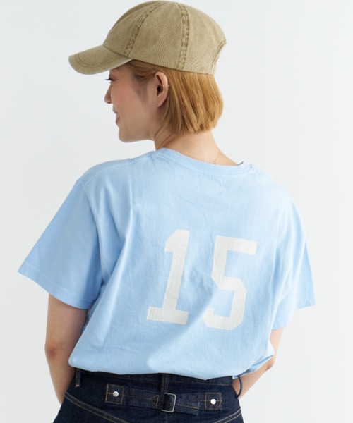surt(サート)の「BARNYARDSTORM / 【SURT】ナンバー T(Tシャツ/カットソー・レディース・ブルー/ホワイト・FREE)」の9枚目の写真