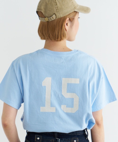 surt(サート)の「BARNYARDSTORM / 【SURT】ナンバー T(Tシャツ/カットソー・レディース・ブルー/ホワイト・FREE)」の10枚目の写真