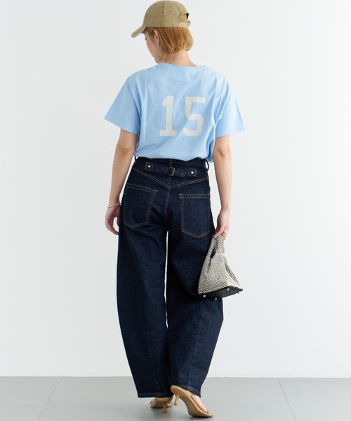 surt(サート)の「BARNYARDSTORM / 【SURT】ナンバー T(Tシャツ/カットソー・レディース・ブルー/ホワイト・FREE)」の13枚目の写真