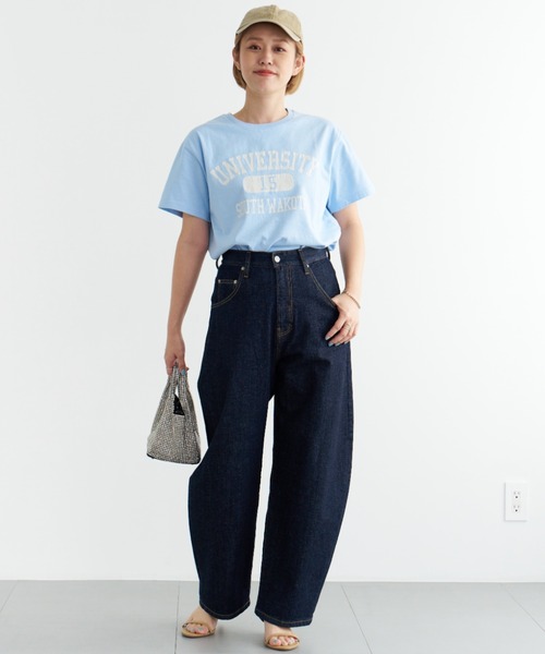 surt(サート)の「BARNYARDSTORM / 【SURT】ナンバー T(Tシャツ/カットソー・レディース・ブルー/ホワイト・FREE)」の11枚目の写真