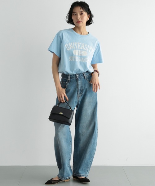 surt(サート)の「BARNYARDSTORM / 【SURT】ナンバー T(Tシャツ/カットソー・レディース・ブルー/ホワイト・FREE)」の19枚目の写真