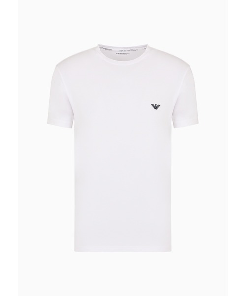【エンポリオ アルマーニ】スリムフィット ラウンジウェアTシャツ ソフトモダール
