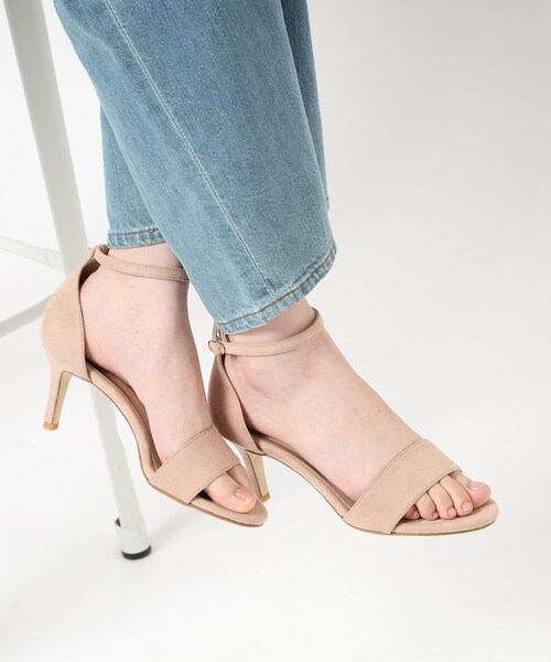 ESPERANZA(エスペランサ)の「カウンター付きアンクルストラップサンダル 24SS(サンダル・レディース・ブラック系/ベージュ系/ゴールド・LL/L/M/S)」の3枚目の写真