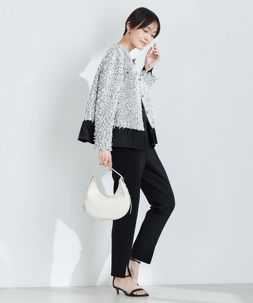 NOLLEY’S 24S/Sカラミフラッグノーカラージャケット NOLLEY'S（ノーリーズ）の「BISHU JAPAN カラミフラッグノー