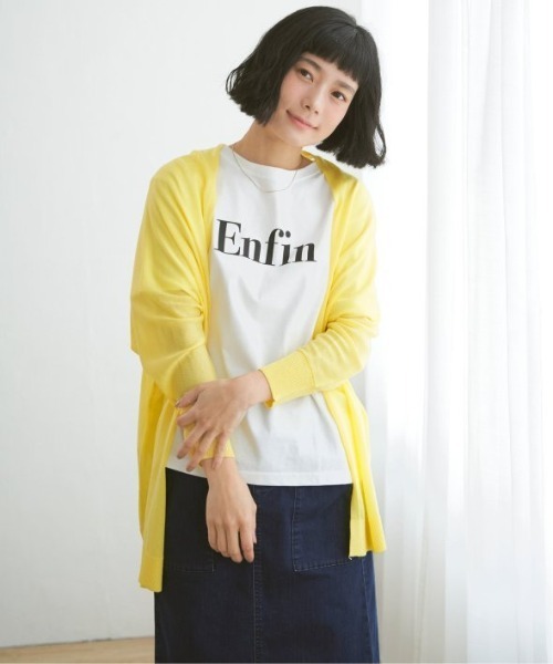 LBC（エルビーシー）の「プリントロゴTシャツ（Tシャツ/カットソー・レディース・ホワイト/チャコールグレー/グリーン/ライトベージュ/グレー/イエロー・M/L）」の12枚目の写真