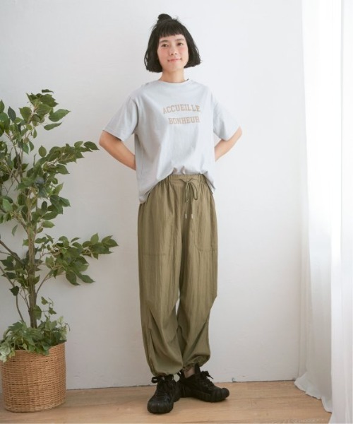 LBC（エルビーシー）の「プリントロゴTシャツ（Tシャツ/カットソー・レディース・ホワイト/チャコールグレー/グリーン/ライトベージュ/グレー/イエロー・M/L）」の20枚目の写真