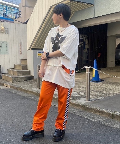 Candy Stripper(キャンディストリッパー)の「KITTEN DEVIL 2WAY Tシャツ(Tシャツ/カットソー・レディース・オフホワイト/ブラック・2)」の17枚目の写真