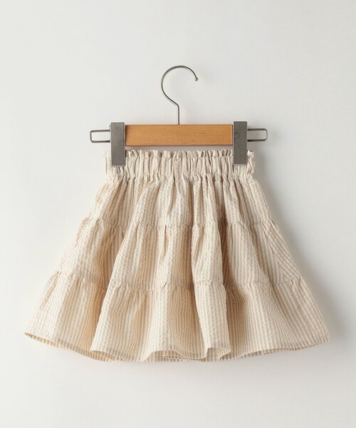 SHIPS（シップス）の「SHIPS KIDS:80～90cm / ブルマ付き ティアード スカート（スカート・キッズ・ベージュ系その他/ネイビー・80/90）」の3枚目の写真