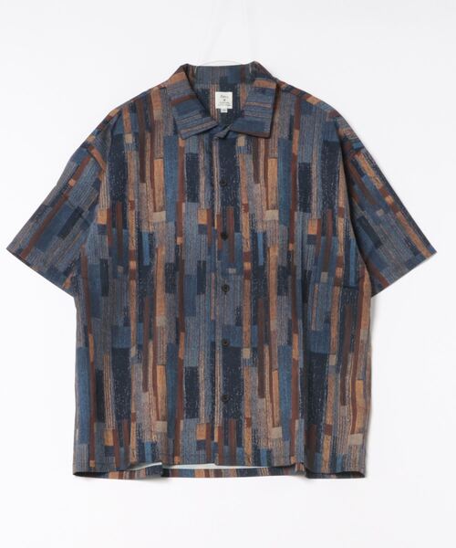 JUGLANS(ユグランス)の「【Revo.】USEDライクパターンショートスリーブシャツ(Tシャツ/カットソー・メンズ・C/A/B・L/M)」の3枚目の写真