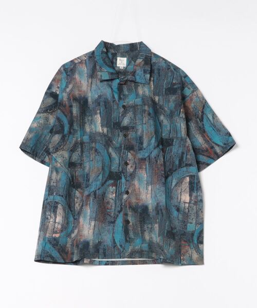 JUGLANS(ユグランス)の「【Revo.】USEDライクパターンショートスリーブシャツ(Tシャツ/カットソー・メンズ・C/A/B・L/M)」の2枚目の写真
