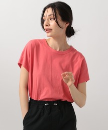 クールネックプレーンTシャツ