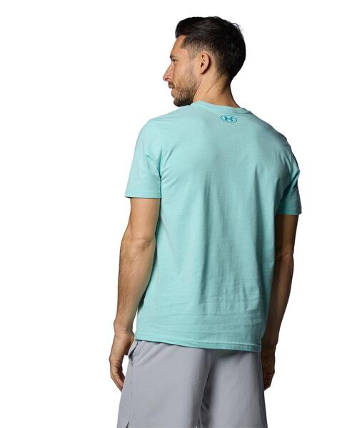 UNDER ARMOUR(アンダーアーマー)の「UAパフォーマンスコットン ショートスリーブTシャツ(トレーニング/メンズ)(Tシャツ/カットソー・メンズ・ブルー系・XL/L/M/S/XXL)」の7枚目の写真