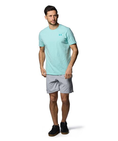 UNDER ARMOUR(アンダーアーマー)の「UAパフォーマンスコットン ショートスリーブTシャツ(トレーニング/メンズ)(Tシャツ/カットソー・メンズ・ブルー系・XL/L/M/S/XXL)」の8枚目の写真