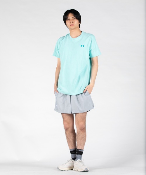 UNDER ARMOUR(アンダーアーマー)の「UAパフォーマンスコットン ショートスリーブTシャツ(トレーニング/メンズ)(Tシャツ/カットソー・メンズ・ブルー系・XL/L/M/S/XXL)」の5枚目の写真