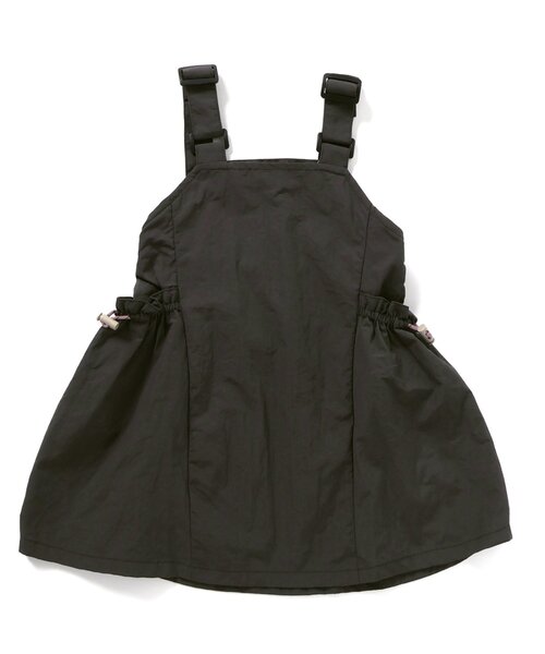 BREEZE(ブリーズ)の「シャカシャカドロストポケットジャンスカ(ジャンパースカート・キッズ・チャコール/カーキ・80/90/100/110/120/130)」の7枚目の写真