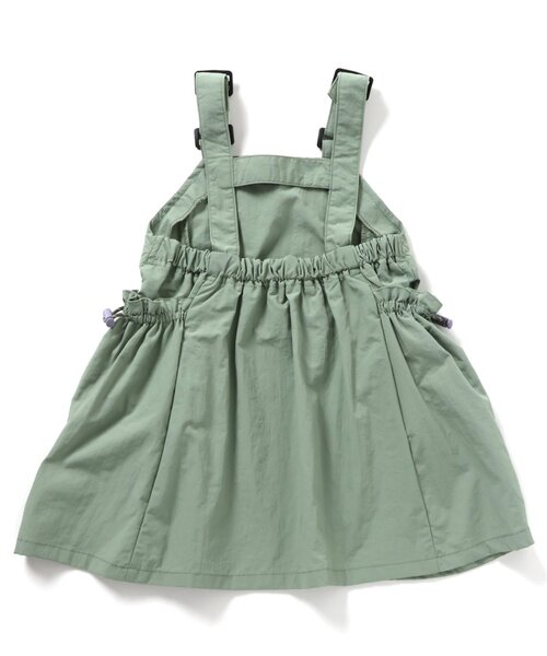 BREEZE(ブリーズ)の「シャカシャカドロストポケットジャンスカ(ジャンパースカート・キッズ・チャコール/カーキ・80/90/100/110/120/130)」の10枚目の写真