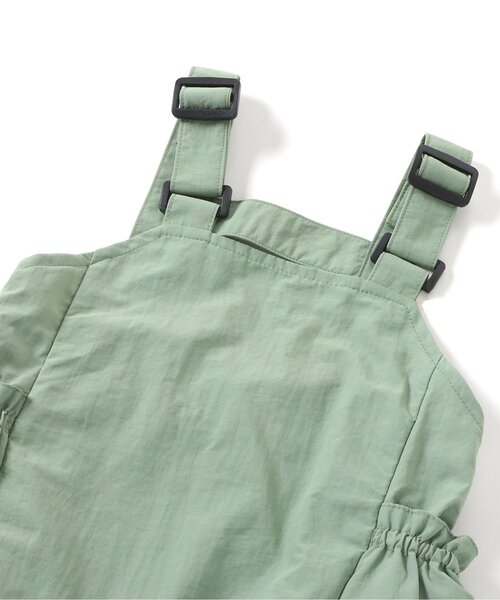 BREEZE(ブリーズ)の「シャカシャカドロストポケットジャンスカ(ジャンパースカート・キッズ・チャコール/カーキ・80/90/100/110/120/130)」の14枚目の写真