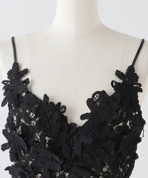 トップス SALE MARGE TOKYO Floral lace cropped Floral lace cropped bustier - MARGE Online Shop