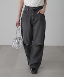 FREE'S MART | ◆[低身長サイズ/Sシリーズ]ニーオープンストレートデニム(デニムパンツ)