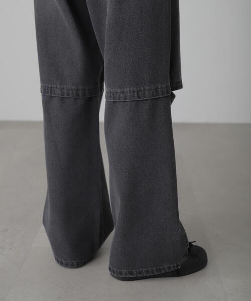 FREE'S MART（フリーズマート）の「◆[低身長サイズ/Sシリーズ]ニーオープンストレートデニム（デニムパンツ・レディース・ブルー系その他3/ブラック系その他・MEDIUM/SMALL/X-SMALL）」の15枚目の写真