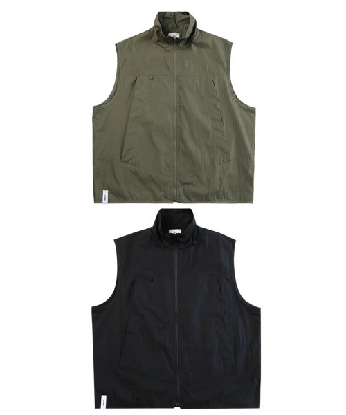 NEW GENTLEMAN(ニュージェントルマン)の「オーリー スタンドネック バルーンビッグベスト(ベスト・メンズ・ブラック/オリーブ・M/L)」の14枚目の写真
