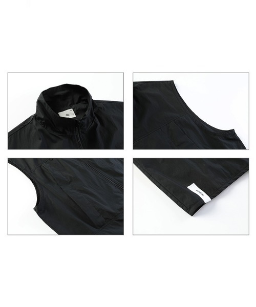 NEW GENTLEMAN(ニュージェントルマン)の「オーリー スタンドネック バルーンビッグベスト(ベスト・メンズ・ブラック/オリーブ・M/L)」の15枚目の写真