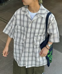 CIAOPANIC TYPY | 【UNISEX】チェックアソートダブルポケット半袖シャツ(シャツ/ブラウス)