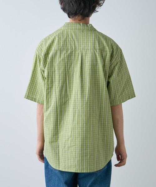 CIAOPANIC TYPY（チャオパニックティピー）の「【UNISEX】チェックアソートダブルポケット半袖シャツ（シャツ/ブラウス・メンズ・グレー/ブルー/グリーン・MEDIUM/LARGE）」の11枚目の写真