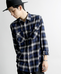WEGO | WEGO/オンブレチェックレギュラーシャツ(シャツ/ブラウス)
